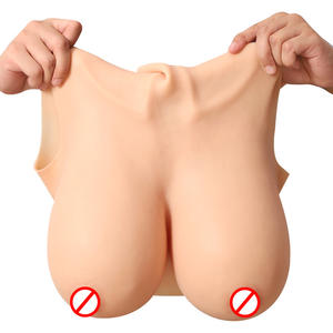 Prothèses mammaires en silicone, grandes tailles, pour Drag Queen, sexy, <span class=keywords><strong>faux</strong></span> gros <span class=keywords><strong>seins</strong></span>, bonnets E F G H, poitrine en silicone, gros <span class=keywords><strong>seins</strong></span>, <span class=keywords><strong>faux</strong></span> <span class=keywords><strong>seins</strong></span> pour femmes travesties - Product Image 2