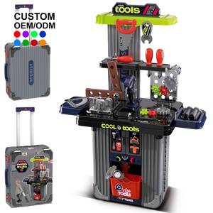 3-in-1 Küchen-Spielset Realistisches Kochspielzeug mit Reisekoffer Verpackung Rollenspielzeug für Kinder - Product Image 1