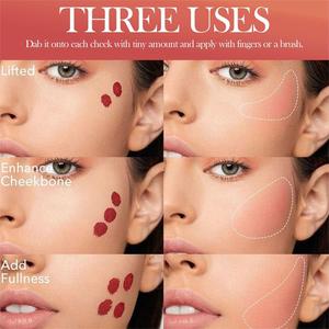 सबसे ज्यादा बिकने वाला शाकाहारी तरल पाउडर ब्लेशर 6 रंग-लड़कियों के चेहरे के मेकअप की मरम्मत के लिए उपयोग की जाने वाली आंखों की छाया - Product Image 4