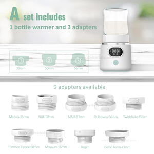 热销便携式充电保鲜器N4 ABS 3默认适配器快速加热多功能奶瓶保鲜器 - Product Image 3