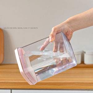 Pot alimentaire Portable organisateur de cuisine pots clair empilable sans BPA <span class=keywords><strong>Pop</strong></span>-up hermétique alimentaire bonbons grains de <span class=keywords><strong>café</strong></span> conteneurs de stockage - Product Image 6