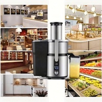 Extracteur de jus électrique multifonctionnel de haute qualité avec séparation des résidus, 1250W, haute productivité, pour fruits et légumes