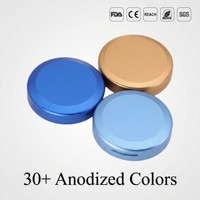 Boîte à snus ultra-fine en aluminium 18 mm, logo personnalisé, joint hermétique, plus de 30 couleurs, conteneur à snus OEM