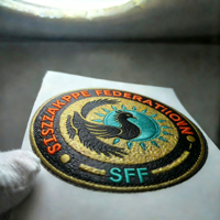 Patch en silicone imprimé UV personnalisé, imitation broderie, pour chapeaux, maillots de bain et vêtements pour enfants - Effet 3D en relief et écoresponsable, échantillonnage rapide