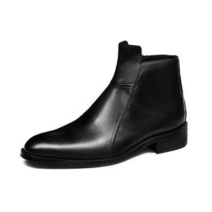 Nouvelles Bottes Classiques de Designer pour Hommes en Cuir Véritable Automne-Hiver 2025 – Confortables, Imperméables, Antidérapantes, à Enfiler, pour le Travail - Product Image 1