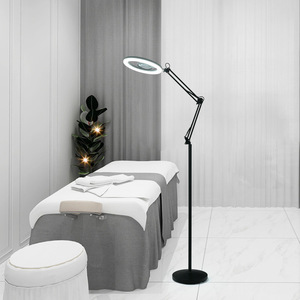 Demi Lune Beauté Lampe Dimmable Réglable Hauteur <span class=keywords><strong>Cils</strong></span> Tatouage Travail Lampe De Table Sourcil Tatouage Lampadaire Éclairage Photographique - Product Image 4