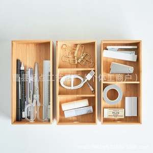 Nouvelle boîte de rangement en bois de style chinois, organiseur de jouets en bois à tiroirs, boîte de rangement carrée en bois massif pour cosmétiques - Product Image 4