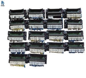 Industrial T007 32 Pin Electrical Terminal Block DIN Rail Mount Screw Type <b>Wiring</b> Connector for <b>Control</b> Panel and Automation - Product Image 1