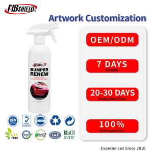 FIBSHIELD Spray Renovador <span class=keywords><strong>de</strong></span> Parachoques <span class=keywords><strong>de</strong></span> 500 ml, Restaura Plásticos Descoloridos, Limpieza Profunda, Protección UV <span class=keywords><strong>para</strong></span> el Cuidado Exterior Automotriz - Product Image 1