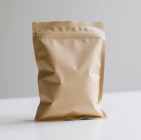 Sac vertical biodégradable personnalisable imprimé en gravure pour l'emballage des aliments secs, herbes, épices, fermeture éclair, film polyester