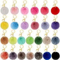 fur ball keychain, fur ball keychain Suppliers and Manufacturers