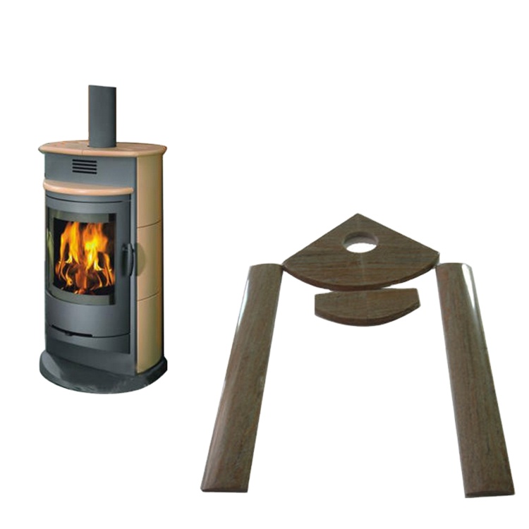 Каменная плита, декоративный гранит для дровяной плиты, Бездымная деревянная горелка