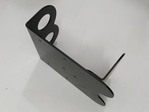 Tùy chỉnh màu đen Sliver đôi xà phòng chủ Chân đế cho xà phòng lỏng chai treo tường - Product Image 2