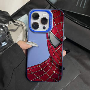 Funda de Teléfono al por Mayor con Diseño de <span class=keywords><strong>Spider</strong></span>-<span class=keywords><strong>Man</strong></span> para iPhone 17, Estilo de Película, Carcasa de <span class=keywords><strong>PC</strong></span> para iPhone 16 15 14 13 12 11 Pro Max - Product Image 3