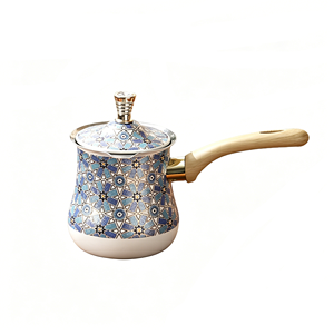 FLEY 550ml Pentola Termica in <span class=keywords><strong>Acciaio</strong></span> Inossidabile per Latte e Caffè con Coperchio Isolato, Facile da Pulire, per Sciogliere Cioccolato, Burro e Preparare il Tè - Product Image 4