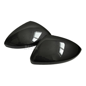Carbon Fiber <b>Mirror</b> Covers For Volkswagen Sagitar Jetta Mk7 Full Set <b>Plastic</b> Material With 3m Tape Installation - Product Image 1