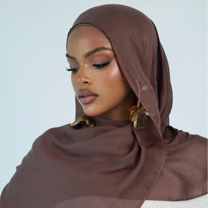 ผ้าพันคอฮิญาบผ้าฝ้ายโมดอล32สีสำหรับผู้หญิงผ้าพันคอแบบดั้งเดิมของชาวมุสลิมแบบดั้งเดิมผ้าเรยอน - Product Image 2