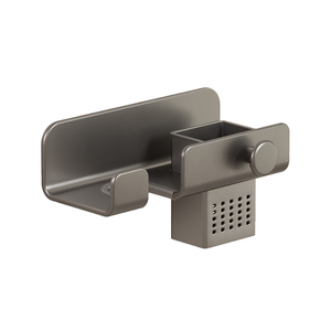 Présentoir de stockage de couronne de <span class=keywords><strong>support</strong></span> de sèche-<span class=keywords><strong>cheveux</strong></span> <span class=keywords><strong>et</strong></span> de <span class=keywords><strong>lisseur</strong></span> avec le mur d'organisateur d'outils de tasse - Product Image 2