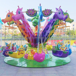 Silla Voladora Mini de 12 Asientos, Juego de Columpios para Niños, Juegos de Carnaval, Equipo de Parque de Atracciones al Aire Libre, Atracción Giratoria - Product Image 6
