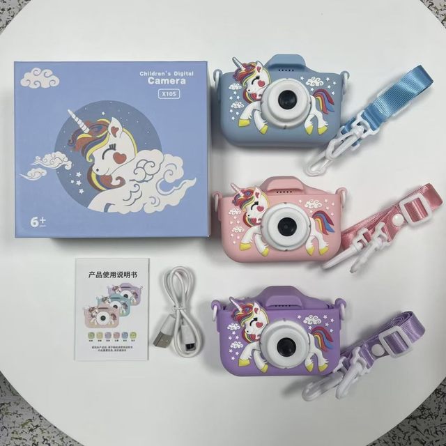 X10S 2-inch Children's Mini 1080P Digital Camera with Dinosaur Cartoon Imaging Sensor - Children's Toy NEW