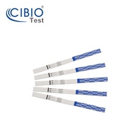 Peralatan Analisis Patologis yang Dapat Disesuaikan untuk Tes Mandiri Wanita 25mIU HCG Sensitif Strip 5.0mm