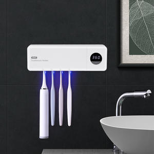 Porte-brosse à dents intelligent-Séchoir mural avec distributeur de dentifrice pour la maison - Product Image 3