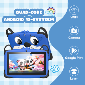 Tableta TABY de 7 Pulgadas para Niños, Android 12, 6 GB + 128 GB, Cuatro Núcleos, <span class=keywords><strong>Juegos</strong></span> para Niños, Aprendizaje, Tabletas Educativas para Niños - Product Image 3