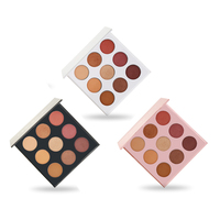 Phoera — palette de fard à paupières, maquillage, étiquette privée, haute pigmentation, 9 nuances, cosmétiques, 195 couleurs