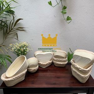 Panier de levage pour pain en canne naturelle, fait main, écologique, 8, 9, 10 pouces, résistant au lave-vaisselle, personnalisable, directement de l'usine - Product Image 6