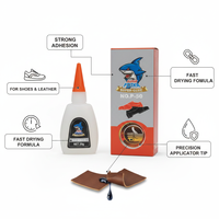 Colle liquide cyanoacrylate écologique 50g pour une adhérence forte sur divers matériaux pour le travail du bois