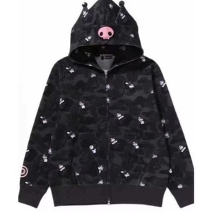 2026 Full Zip Bapaes Hoodies Bath Ape Y2k Shark Zip up Hoodies Hommes 100% Coton Sweatshirt Femmes Unisexe Streetwear 1.1 Haute Qualité - Product Image 4