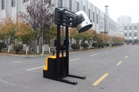 Chariot élévateur électrique à palettes pour rouleaux de papier, 1 tonne, 2 tonnes, 4 m, 6 m, avec pince à godets, pour levage - Vente directe usine
