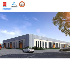 Grande sconto prefabbricato struttura in acciaio officina metallo a buon mercato prefabbricato magazzino capannone di stoccaggio - Product Image 1