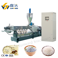 Machine de fabrication de couscous et de dal en acier inoxydable de qualité alimentaire / Usine de riz enrichi / Ligne de production