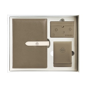 Juego de Papelería de Diseño Personalizado, Agenda A5 de Tapa Blanda de Cuero, Bloc de Notas A7, Precio de Fábrica, Regalos de Lujo - Product Image 3