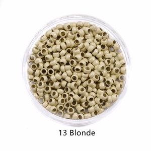Nouveau Design 1000 pièces cuivre Nano perles d'extension de cheveux Salon outil de coiffure <span class=keywords><strong>Micro</strong></span> Nano anneau pour Extension de cheveux - Product Image 4