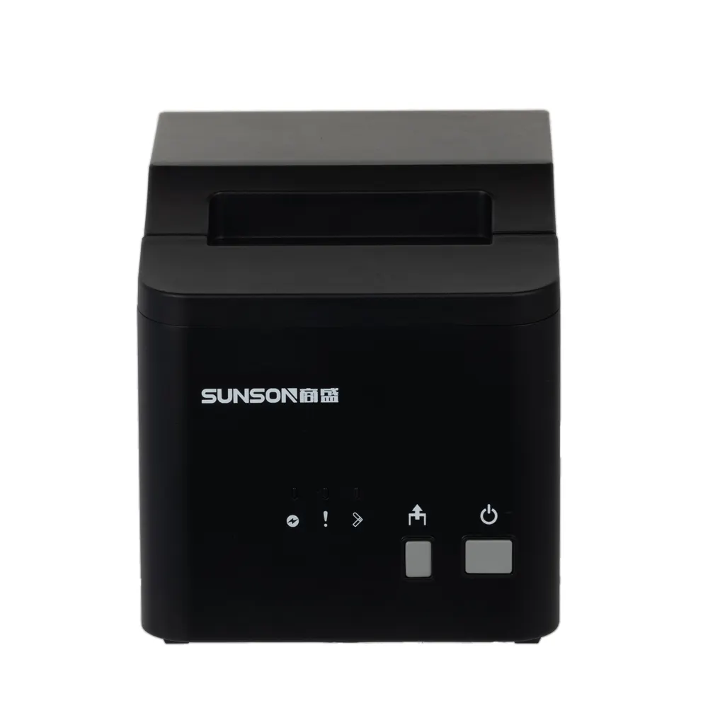 Impressora térmica com sistema pos, máquina de dinheiro pos tudo em um, cortador automático, suporte para impressora térmica de recibos, 80 mm