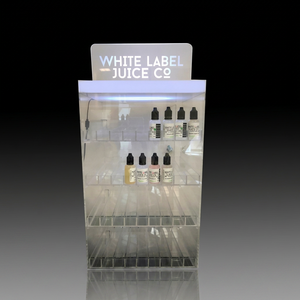 Comptoir éclairé par LED présentoir de parfum acrylique à 3 niveaux pour huile de parfum présentoir cosmétique - Product Image 1