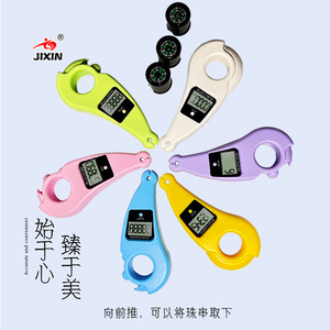 Contador de cuentas digital Jixin con brújula, conteo manual, portátil, de mano, color macaron 22201 - Product Image 4