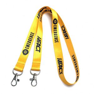 SantaGifts Customised High Quality Eco-Friendly Polyester Branded Logo Thermal Transfer Printed Promotional ID Card Lanyard - Product Image 2