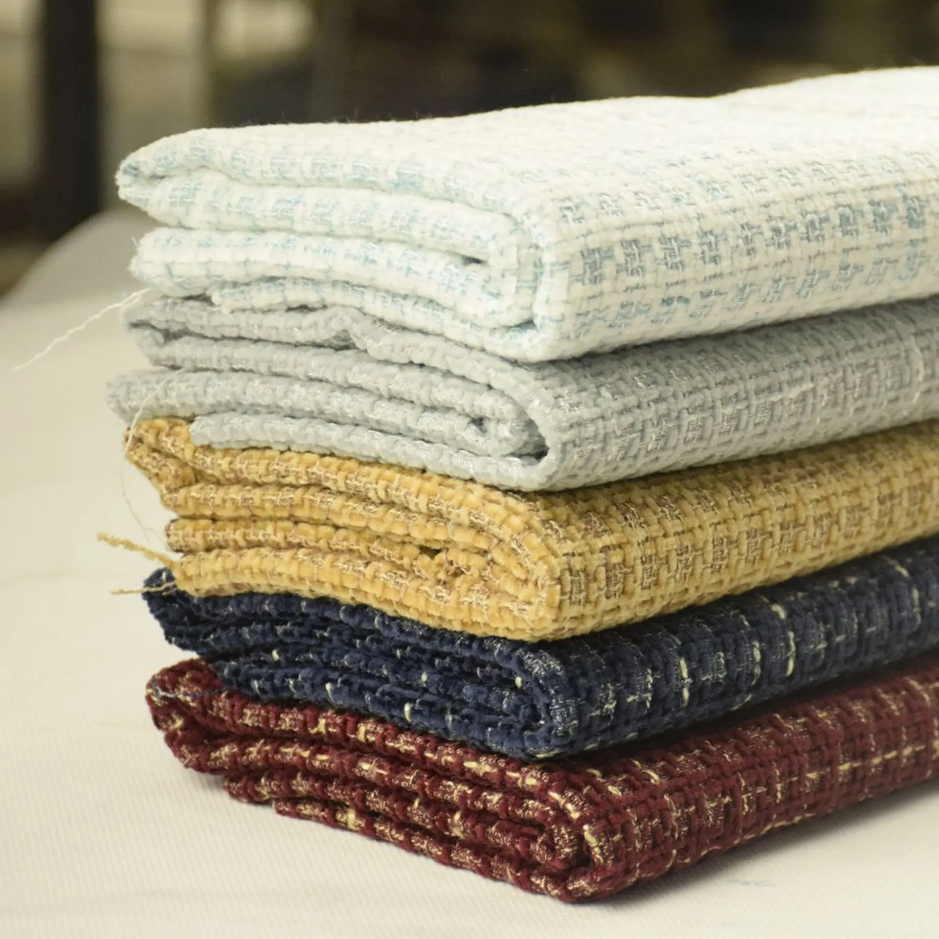 Textilgewebe Großhandel Tweed funkelnd tr passend für grobe Tweed Polyester umwelt freundliche Stoffe für Kleidung