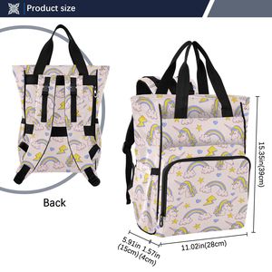 Bolsa de pañales para bebé de gran capacidad al por mayor, mochila de viaje para maternidad, bolsa de pañales - Product Image 3