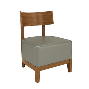 Modern Nordic Style Solid Wood Frame Lounge <b>Sofa</b> Chair Eco-Friendly Durable Hotel Living Room Upholstered Armchair - Product Image 5