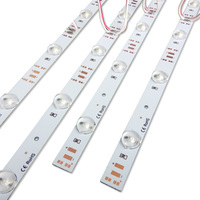Bande lumineuse LED 12V pour boîte à lumière rétroéclairée, barre lumineuse LED SMD2835 3030 avec diffuseur et lentille