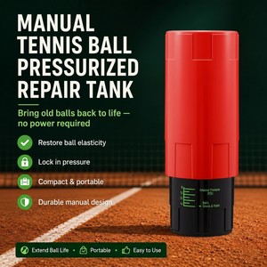 Pressurizzatore per Palline da Tennis 14PSI, Restauratore di Pressione, Contenitore Riutilizzabile per Palline da Tennis, Conserva 3 Palline per un Rimbalzo Costante - Product Image 2
