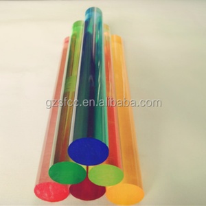 Colored Acrylic <b>Rod</b> with Customizable Shapes Cutting Service Hengge Brand Model HGR0117 - Product Image 5