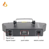 Projecteur laser LED RVB quatre yeux pleine couleur pour fête, scène et discothèque