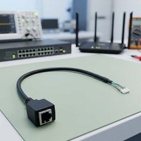 RJ45-Buchse auf GH1.25 8-Pin Adapterkabel Flachbandkabel FFC Ethernet-Verlängerungskabel 15cm für Leiterplatten IoT-Module