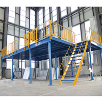 Plataforma Elevada Prefabricada de Acero Modular de Alta Calidad, Soportada por Estructura, con Capacidad de Carga de 1000 kg/m², Resistente a la Corrosión
