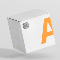 Autocollant d'étiquette adhésif 3D nano micro optique personnalisé feuille transparente d'autocollant lenticulaire anti-hologramme pour emballage de marque